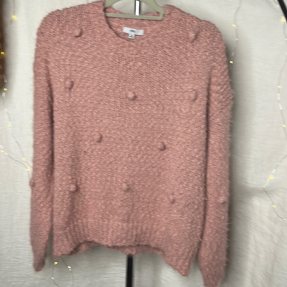 Fate
By stitch fix sweater dusty rose eyelash knit chunky knit